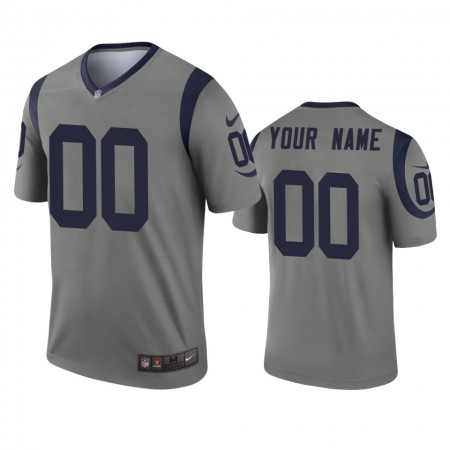 Miesten Los Angeles Rams NFL Pelipaita Custom harmaa Inverted Legend